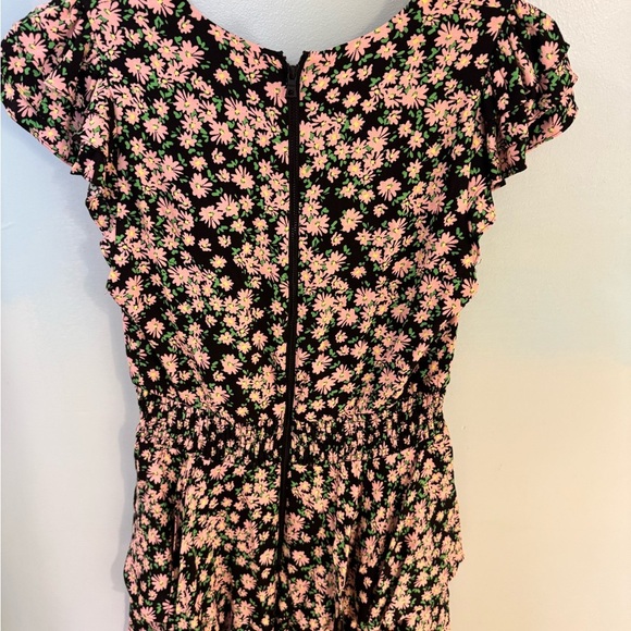 Alice + Olivia Floral Dress jumper - Black and Pink - Picture 5 of 6